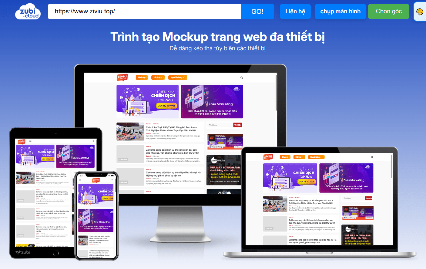 Zubi ra mat Ziviu – Giai phap truyen thong marketing ket noi thuong hieu den hang trieu nguoi